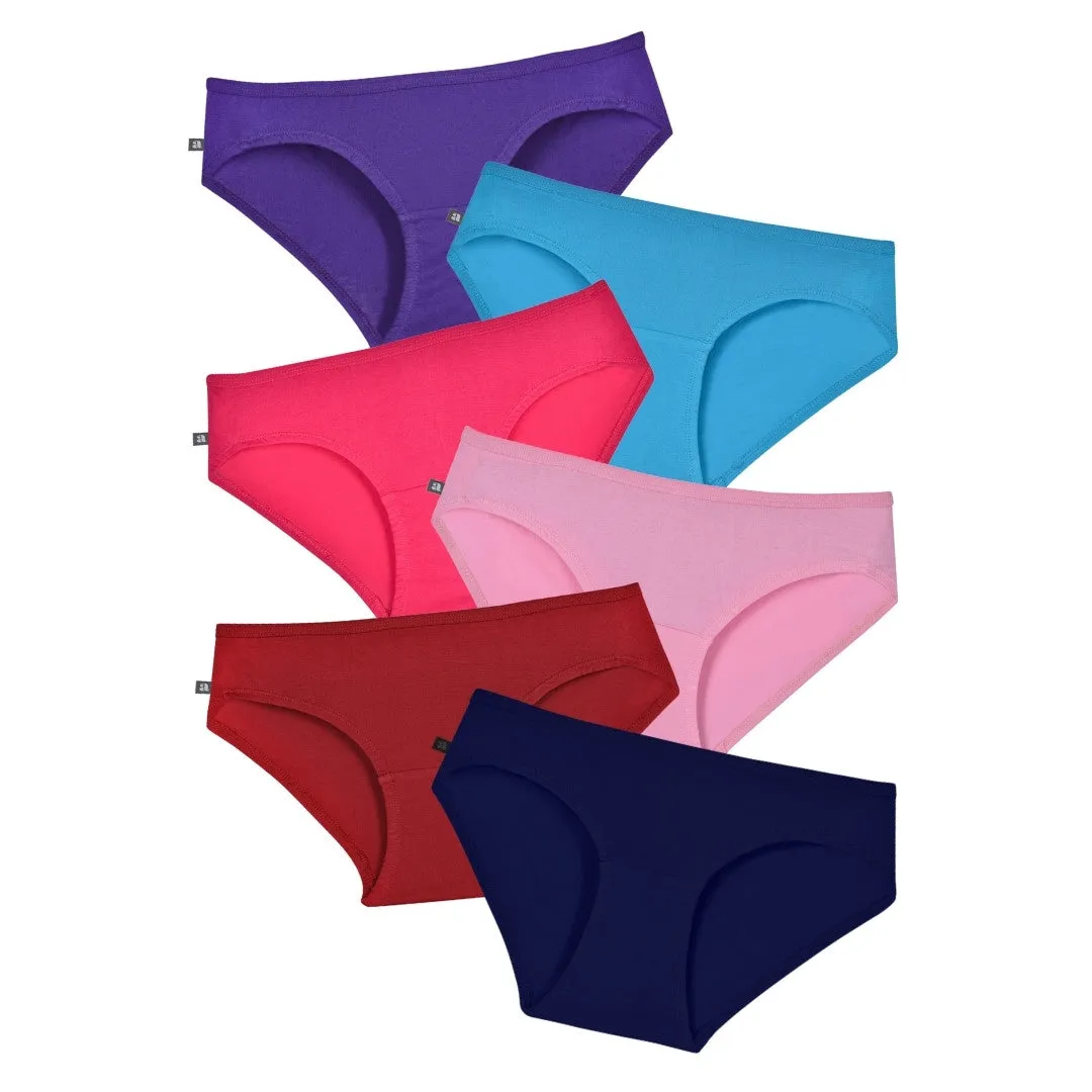 Cotton Panties - Pack Of 6