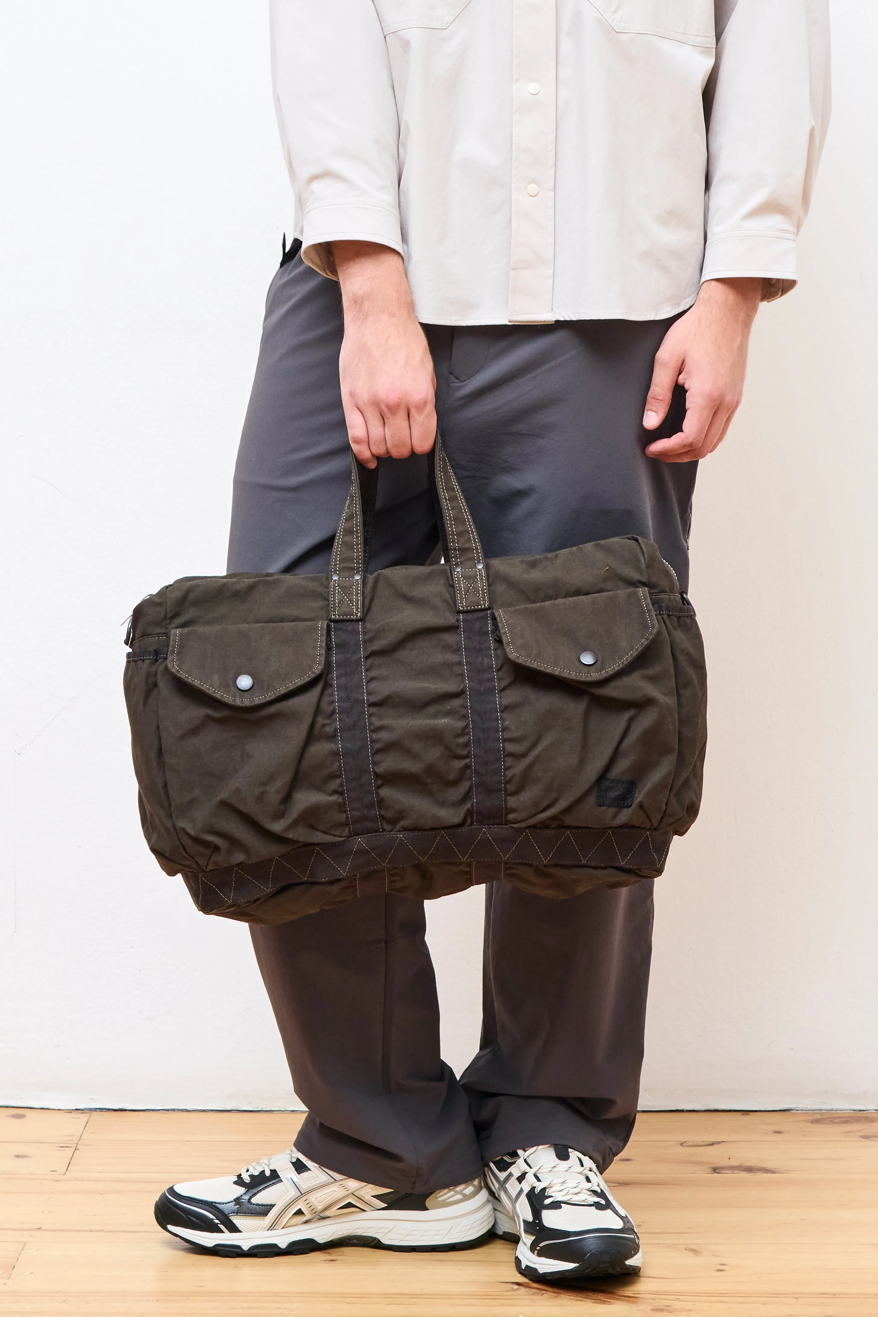 Crag 2Way Boston Bag (S) Khaki