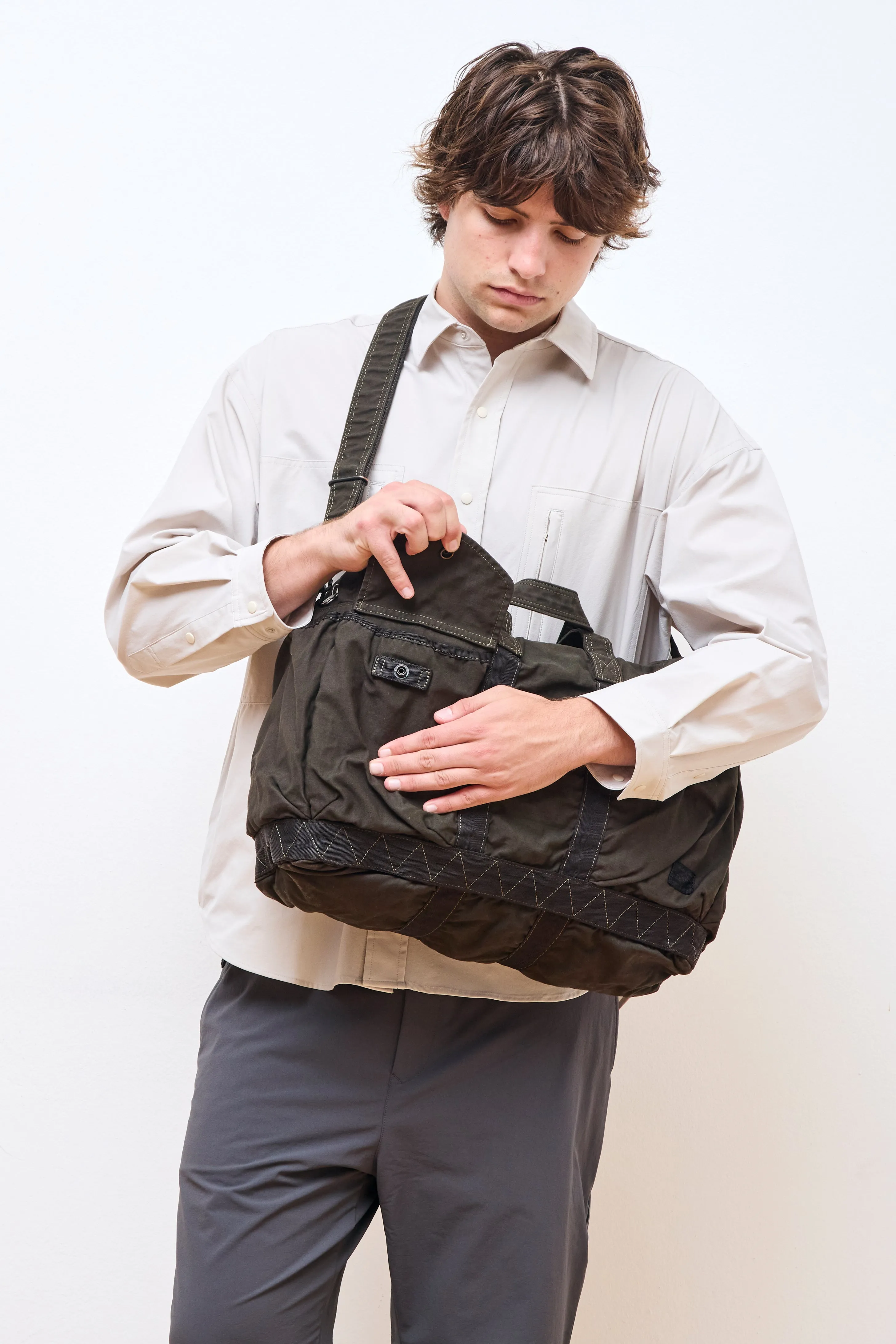Crag 2Way Boston Bag (S) Khaki