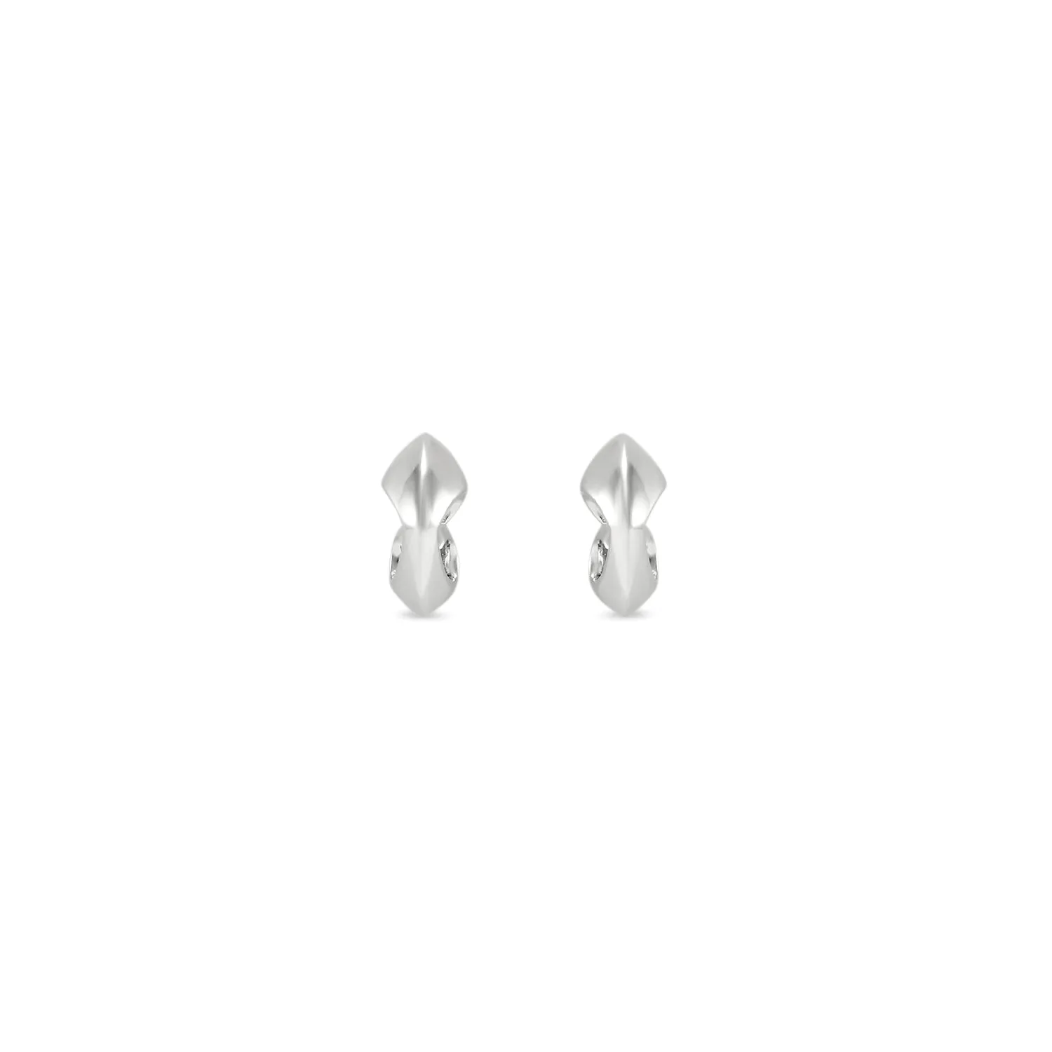 Crown Stud Earring - Sterling Silver
