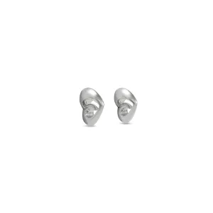 Crown Stud Earring - Sterling Silver