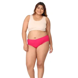 Curvy Women Period Panties For Stain Free Period | Hipster Fit | Leak Proof | Use with Pad For Hygiene | Prevents Front & Back Stains