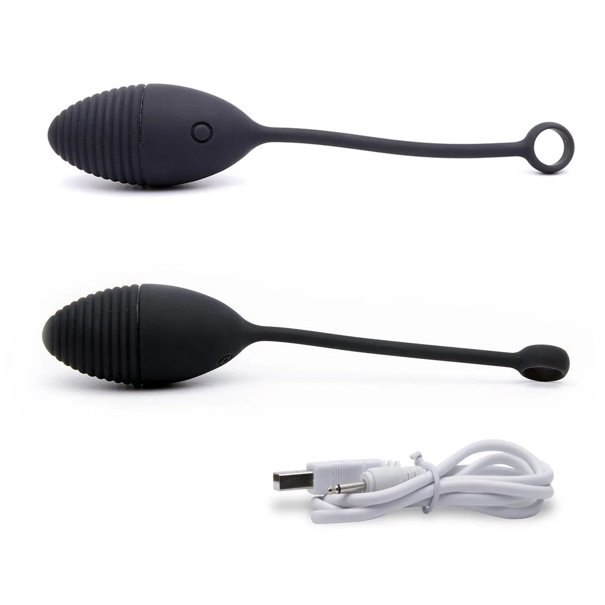 Dancing Fairy Egg Black - Silicone - 18cm - Black