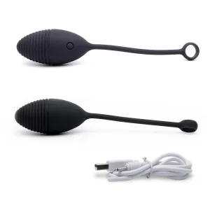 Dancing Fairy Egg Black - Silicone - 18cm - Black