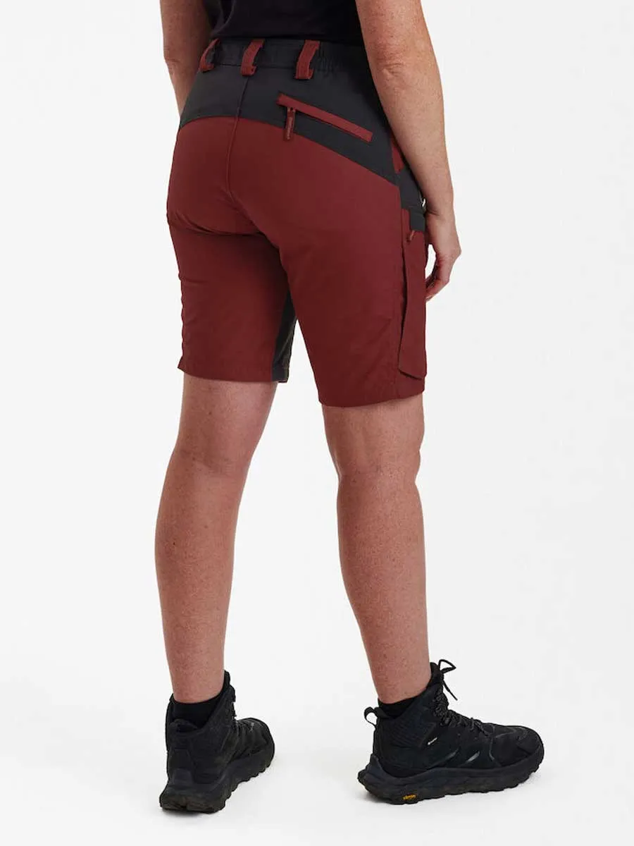 DEERHUNTER Lady Ann Shorts - Oxblood Red