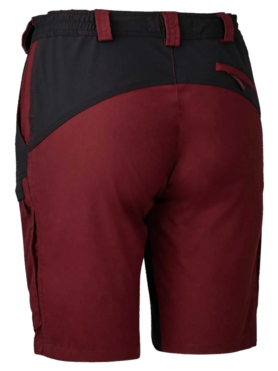 DEERHUNTER Lady Ann Shorts - Oxblood Red