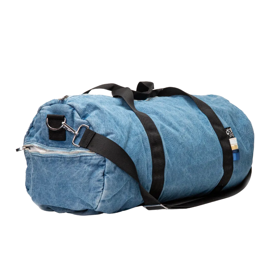 Denim Duffle Bag
