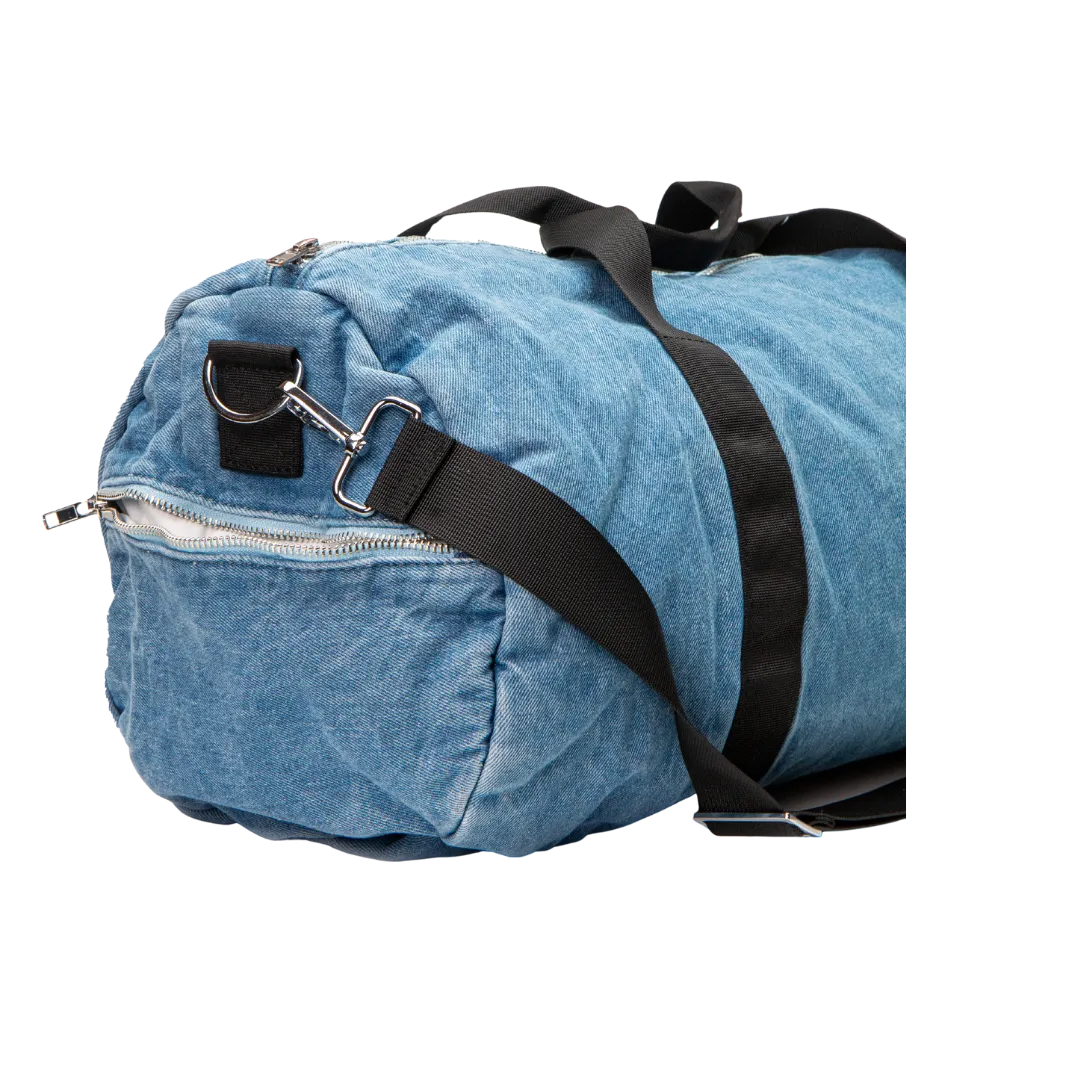 Denim Duffle Bag