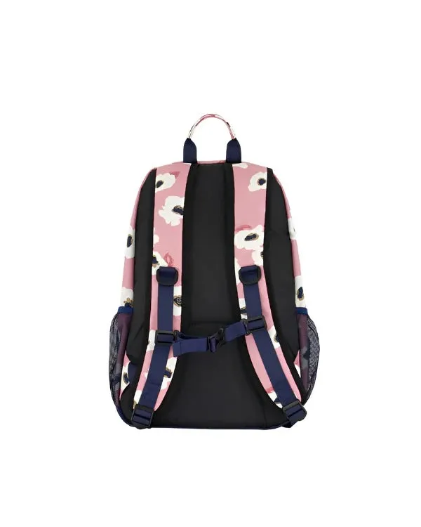 Deux par Deux Kids Backpack (Off White Flowers)