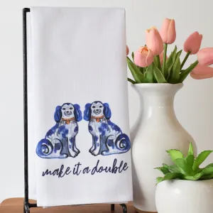 Double Dogs Hand Towel