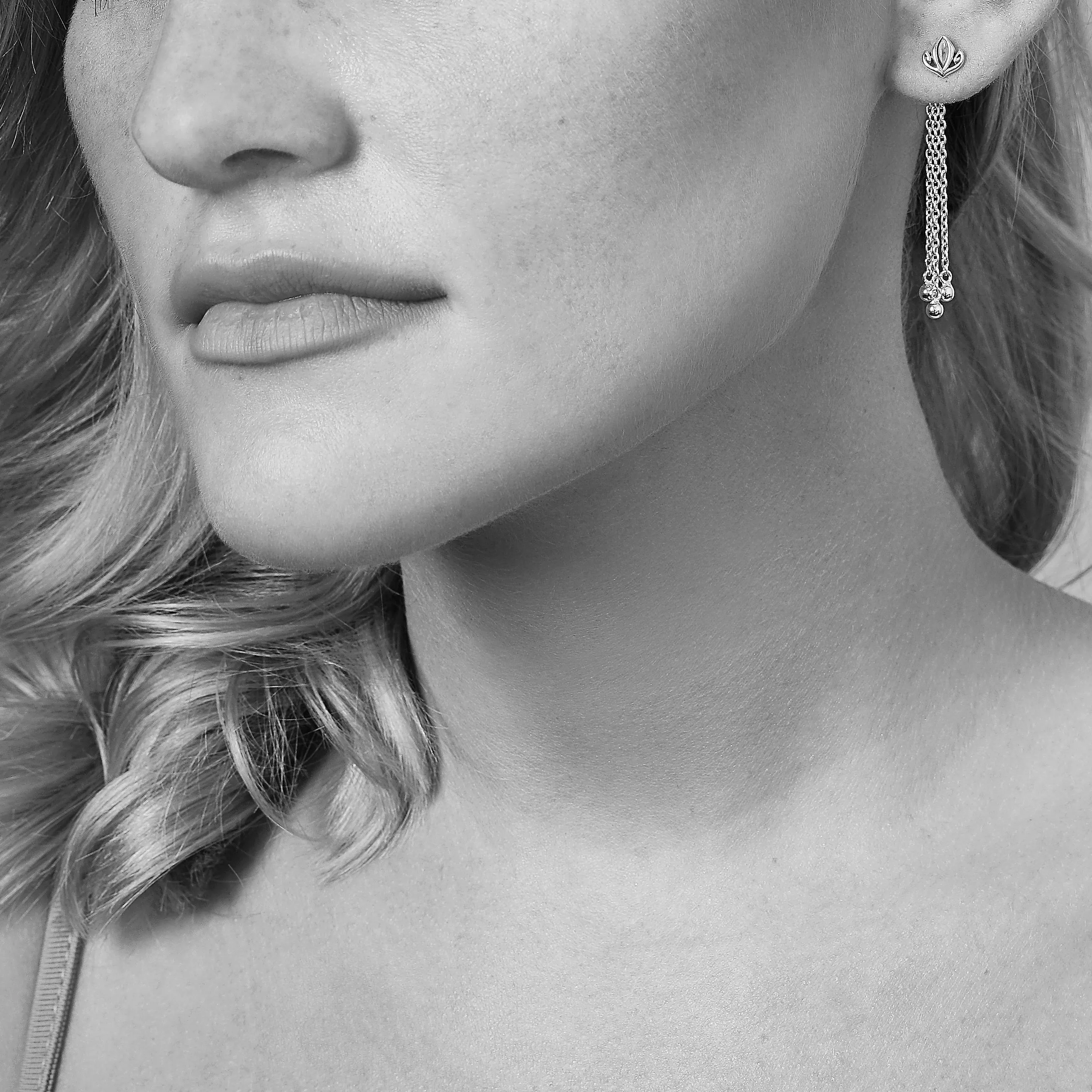 Dual Tassel Earring Long - 18K Gold Vermeil