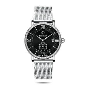 ELEGANT II - Swiss Quartz Movement Watch | Silver & Mesh Strap