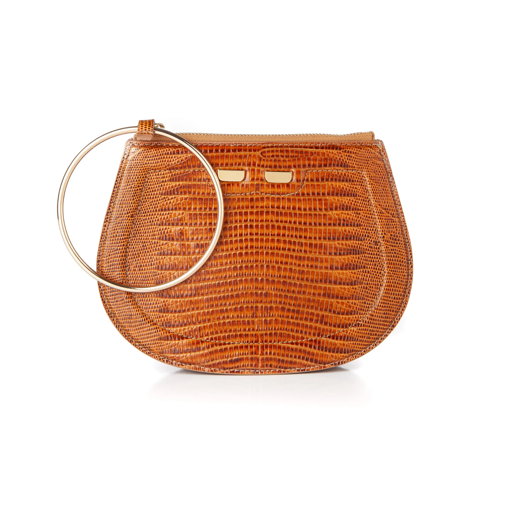 Ellie Bangle in Caramello Lizard