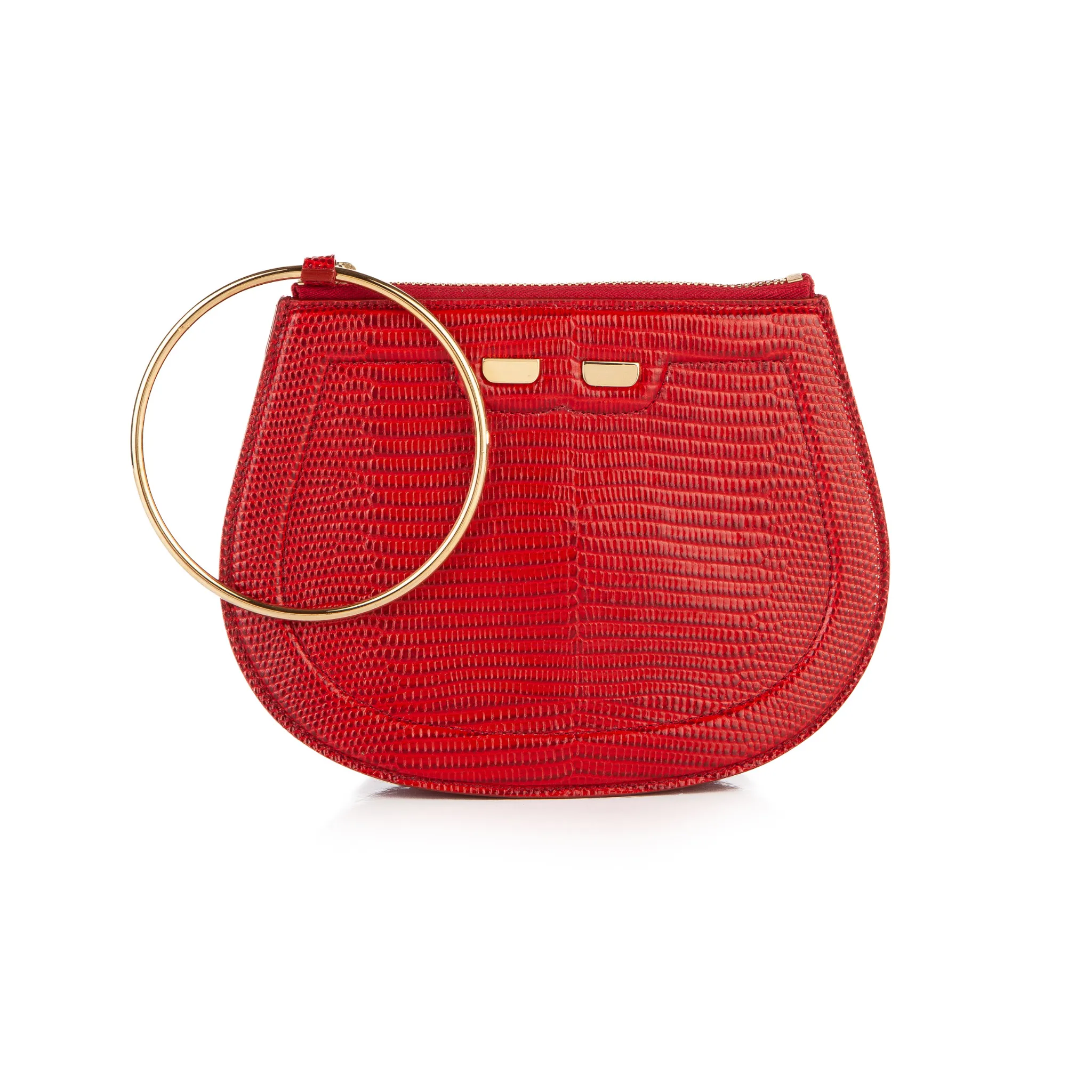 Ellie Bangle in Red Lizard