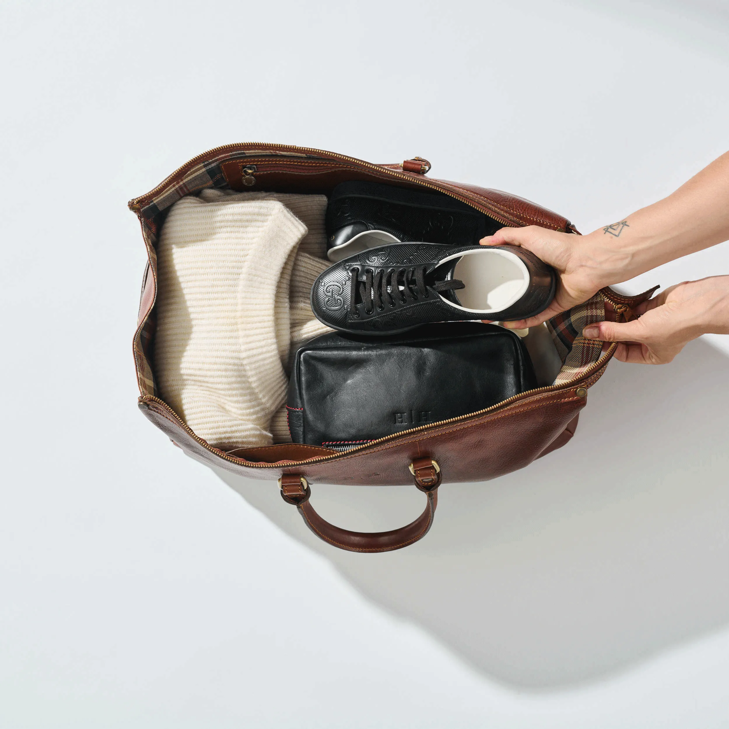 Enzo Duffle Chestnut