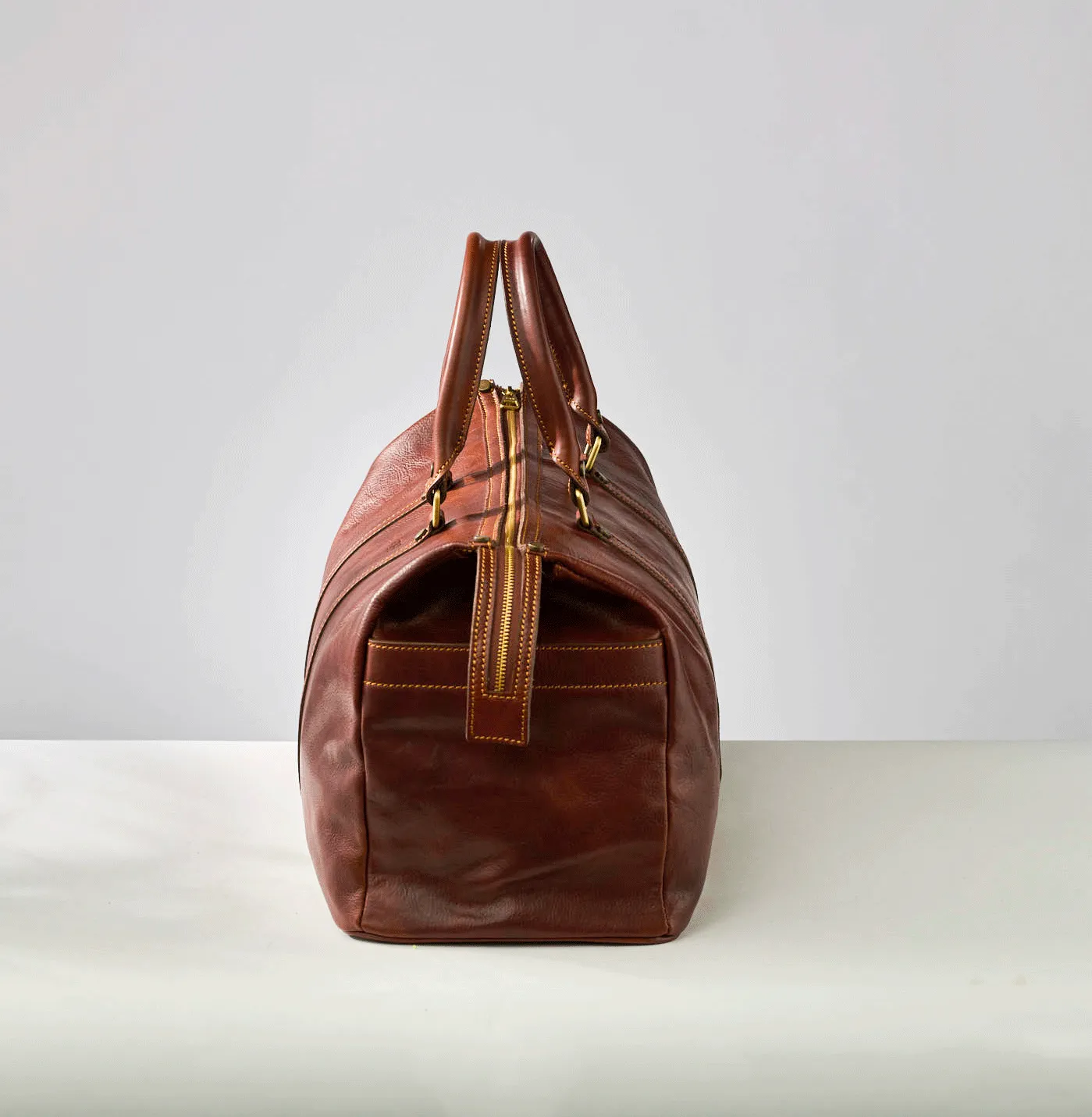 Enzo Duffle Chestnut
