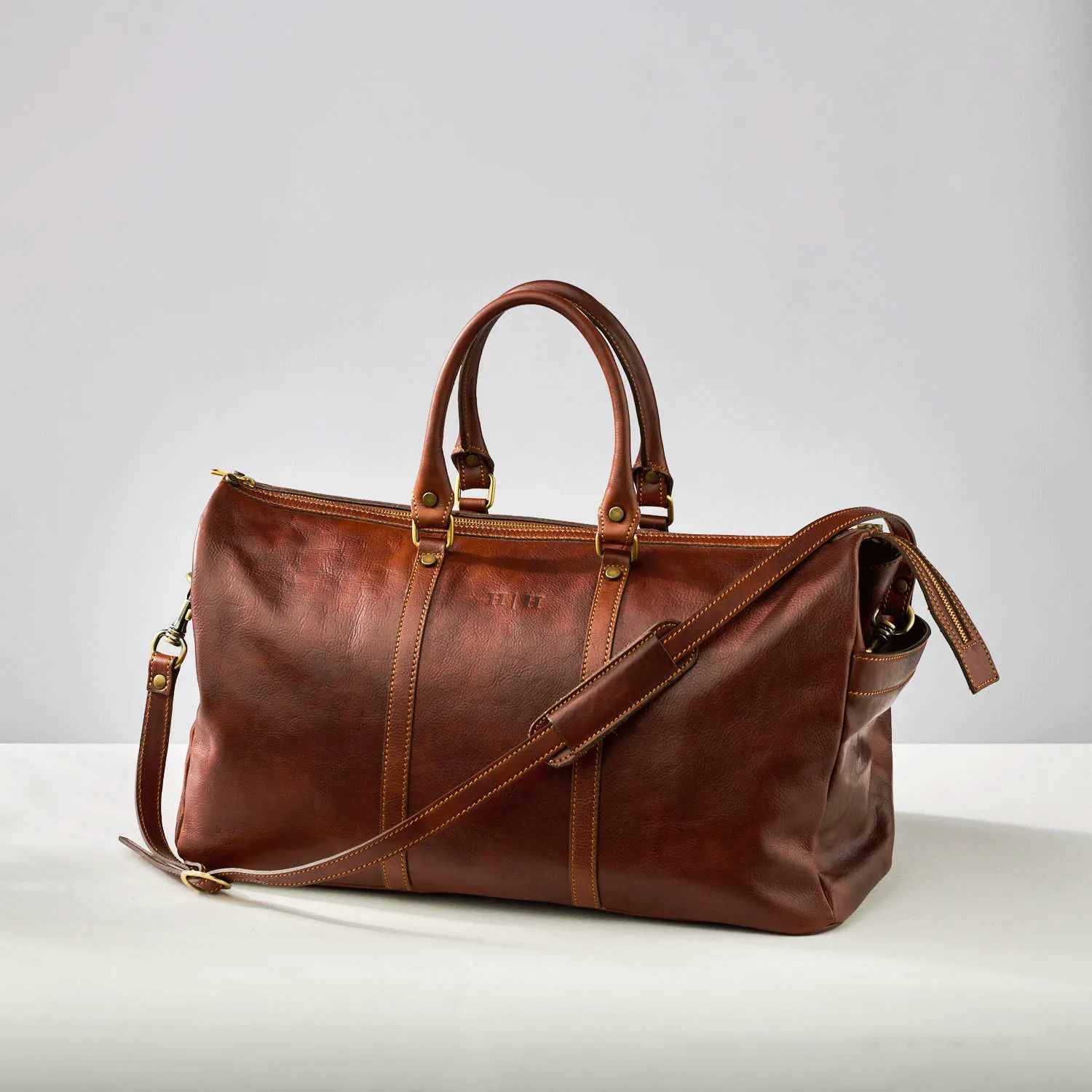 Enzo Duffle Chestnut