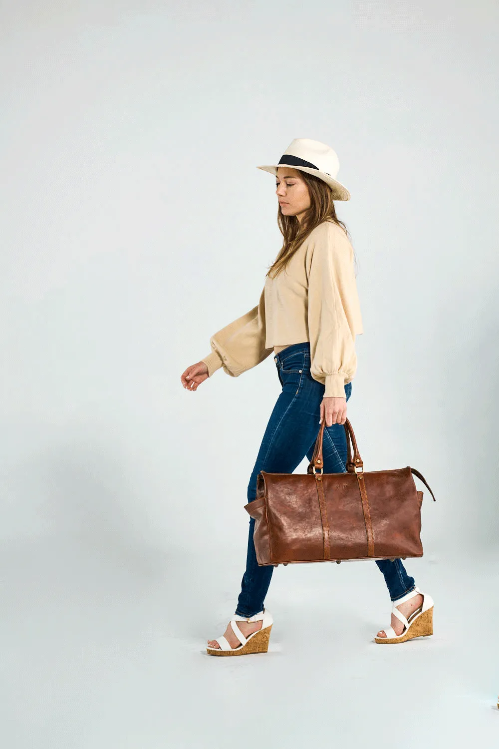 Enzo Duffle Chestnut