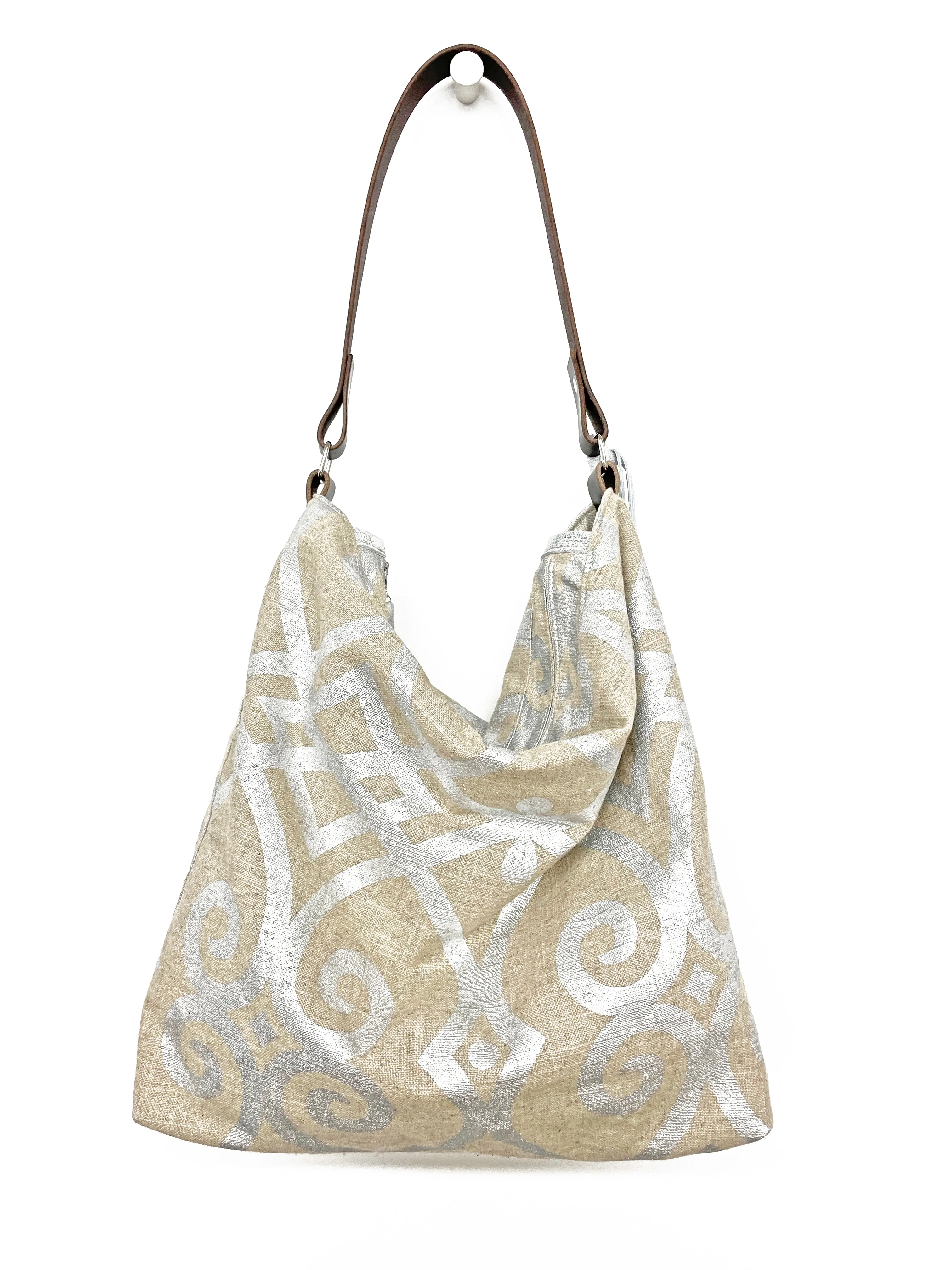 Febe Hobo Art Deco Linen