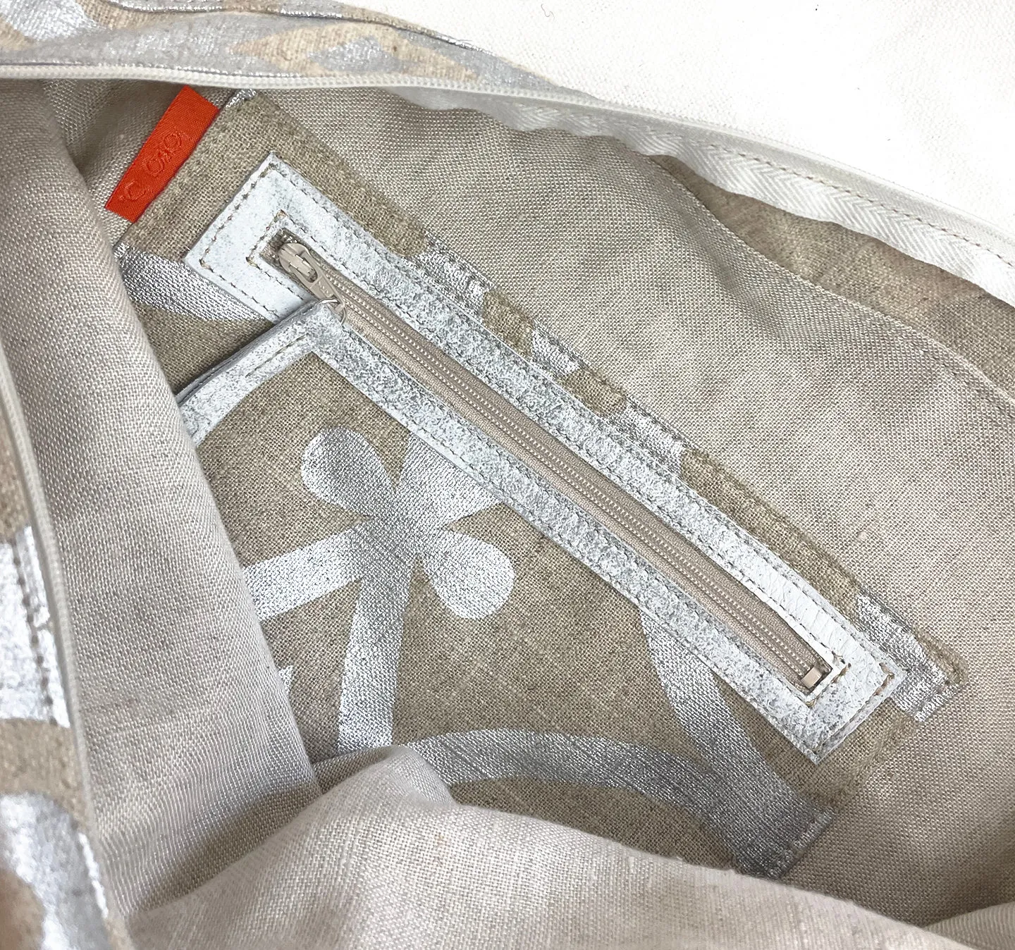 Febe Hobo Art Deco Linen