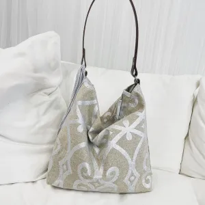Febe Hobo Art Deco Linen