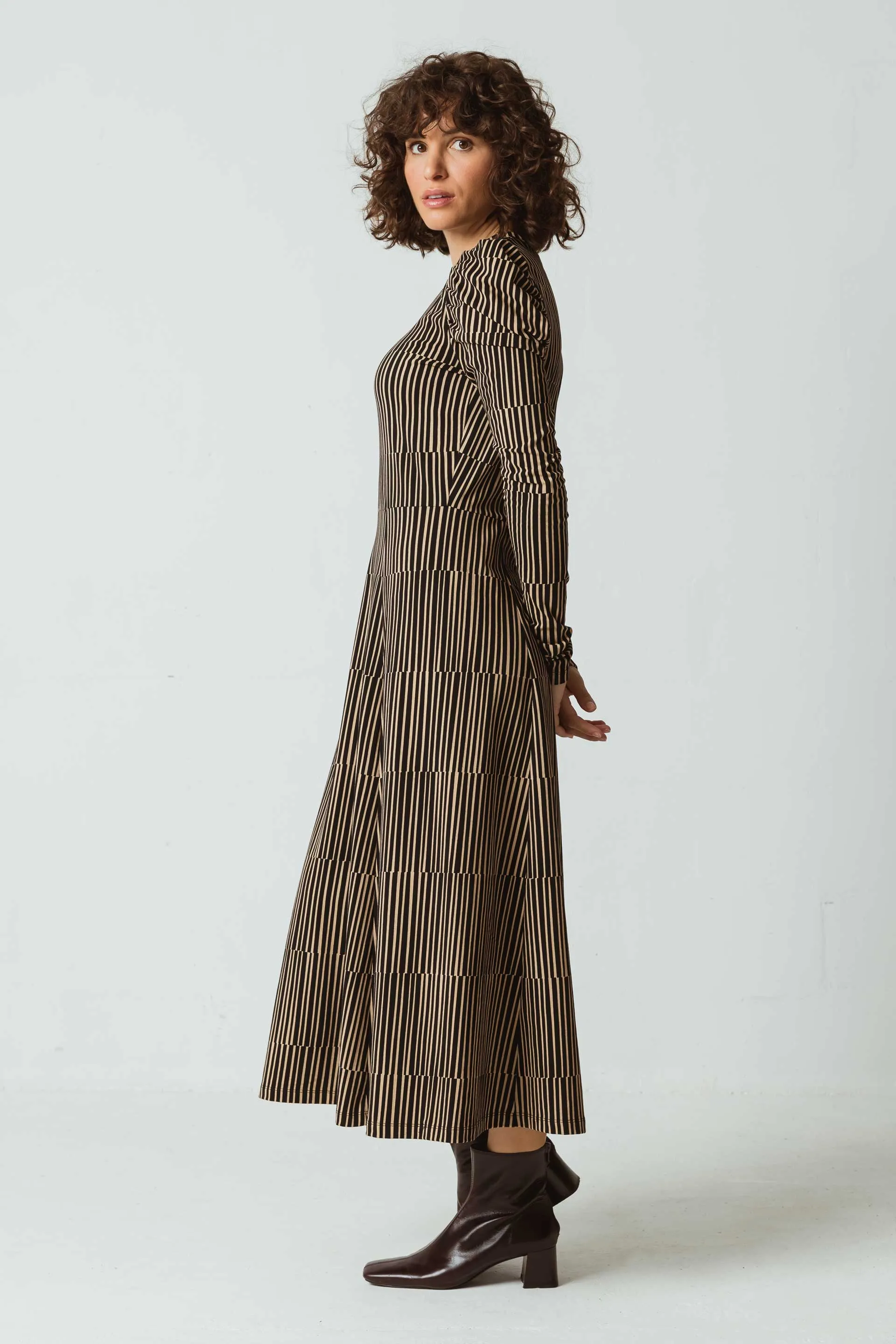 Gehry Dress Espresso