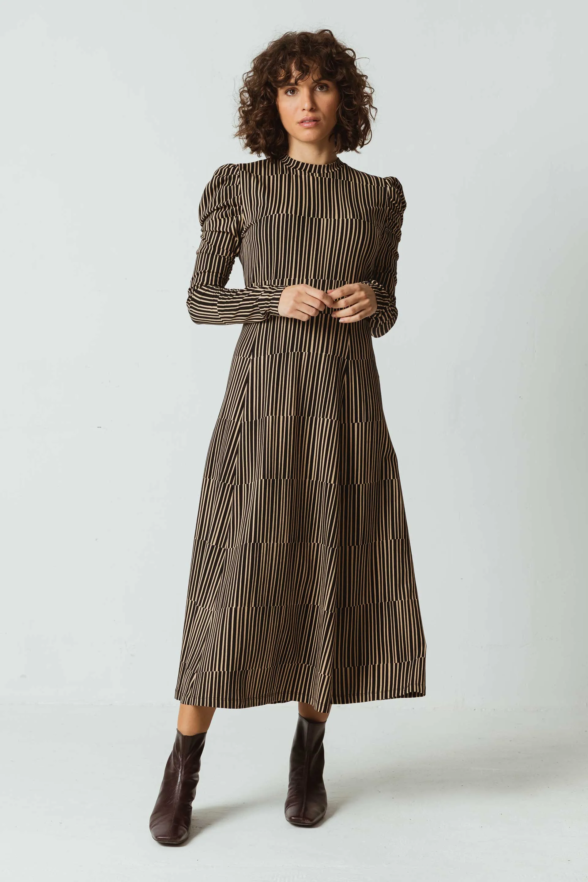 Gehry Dress Espresso