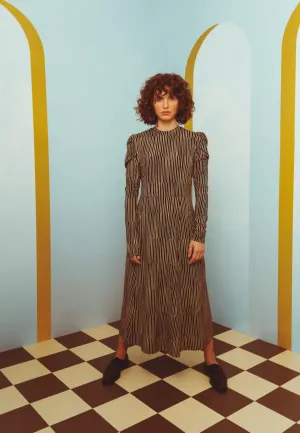 Gehry Dress Espresso