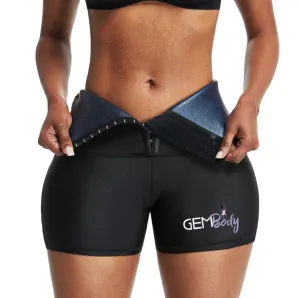 GemSculpt Waist Training Sauna Shorts
