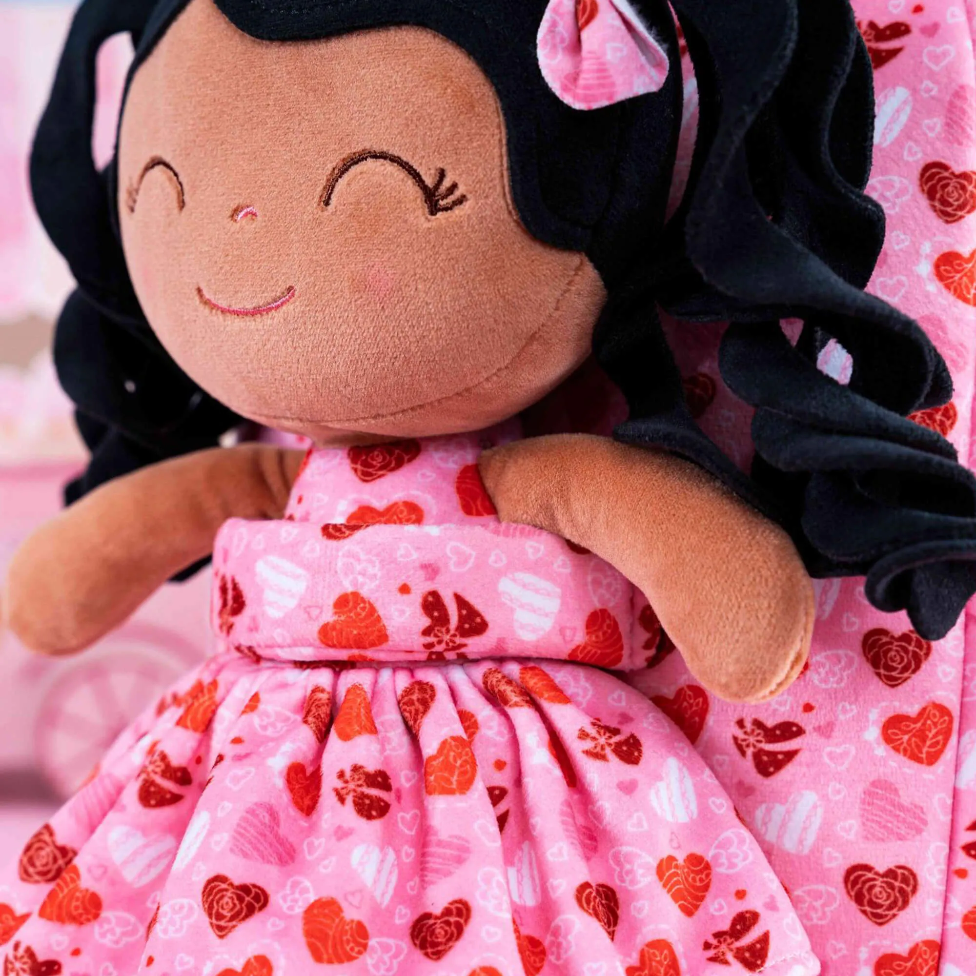 Gloveleya 9-inch Personalized Spring Girl Love Heart Dolls Backpacks Series