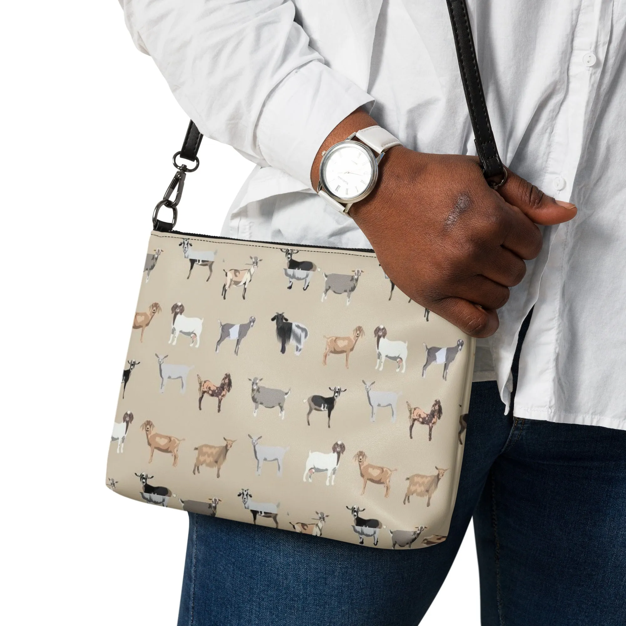 Goat Print Crossbody Bag – Stylish, Functional &amp; Unique