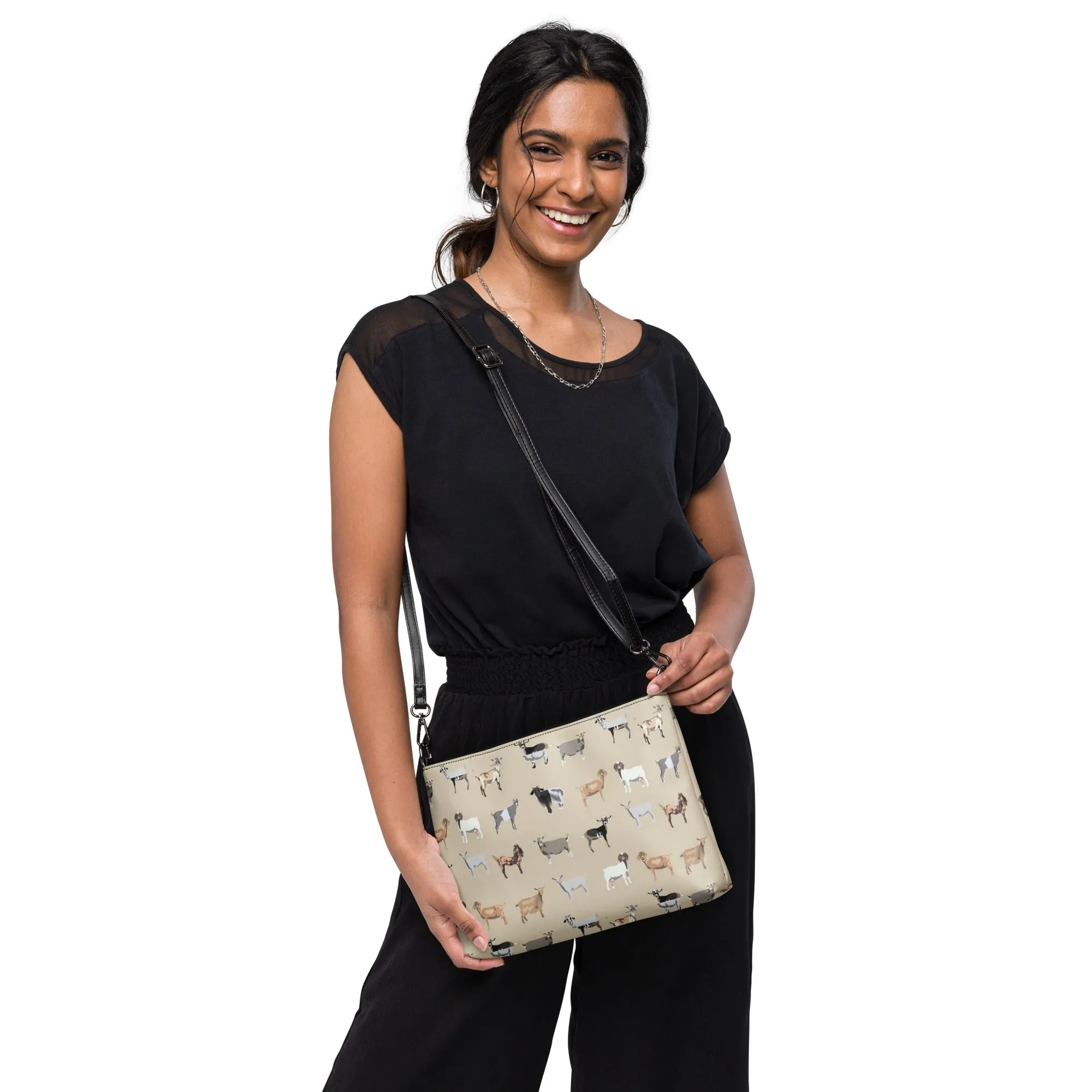 Goat Print Crossbody Bag – Stylish, Functional &amp; Unique