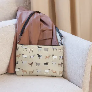 Goat Print Crossbody Bag – Stylish, Functional &amp; Unique