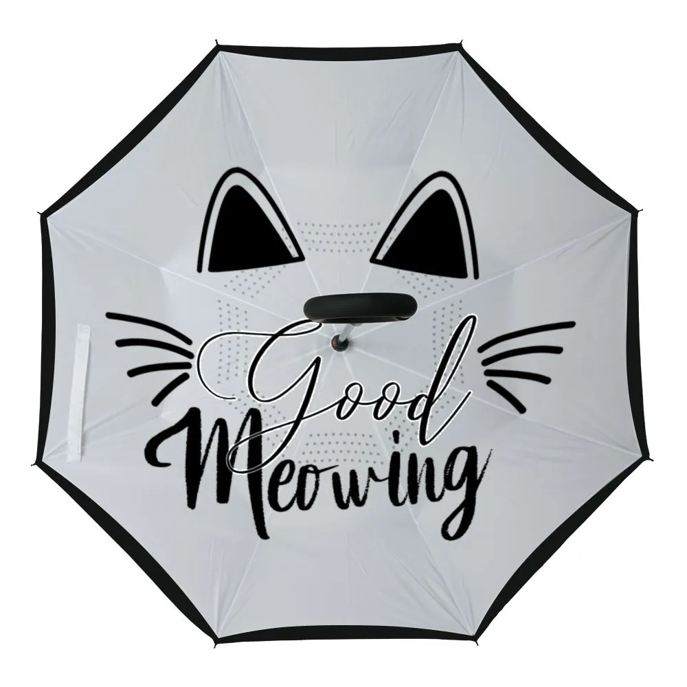 Good Meowing Reverse Umbrella – Adorable, Functional & Perfect for Cat Lovers