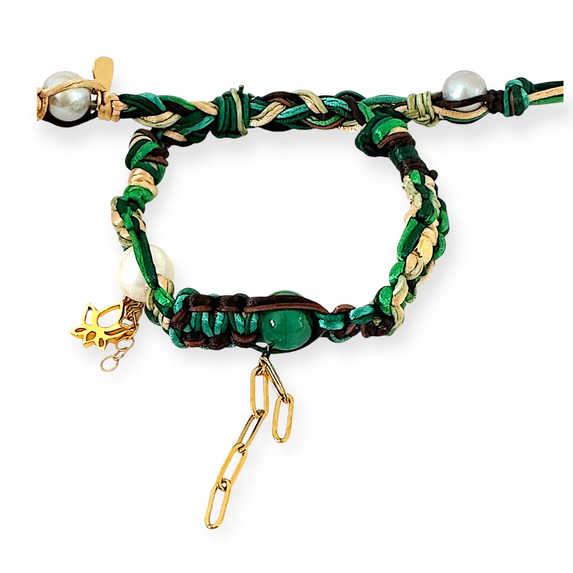 Green with Envy Garden Rocker Bracelet