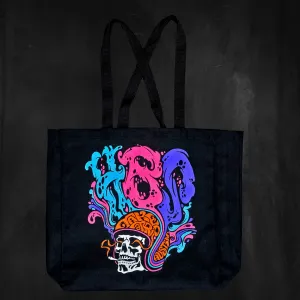 Handbuilt Show Trippy Tote - Black