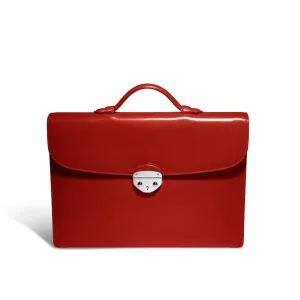 Hanover 1 Briefcase in Saddle Leather