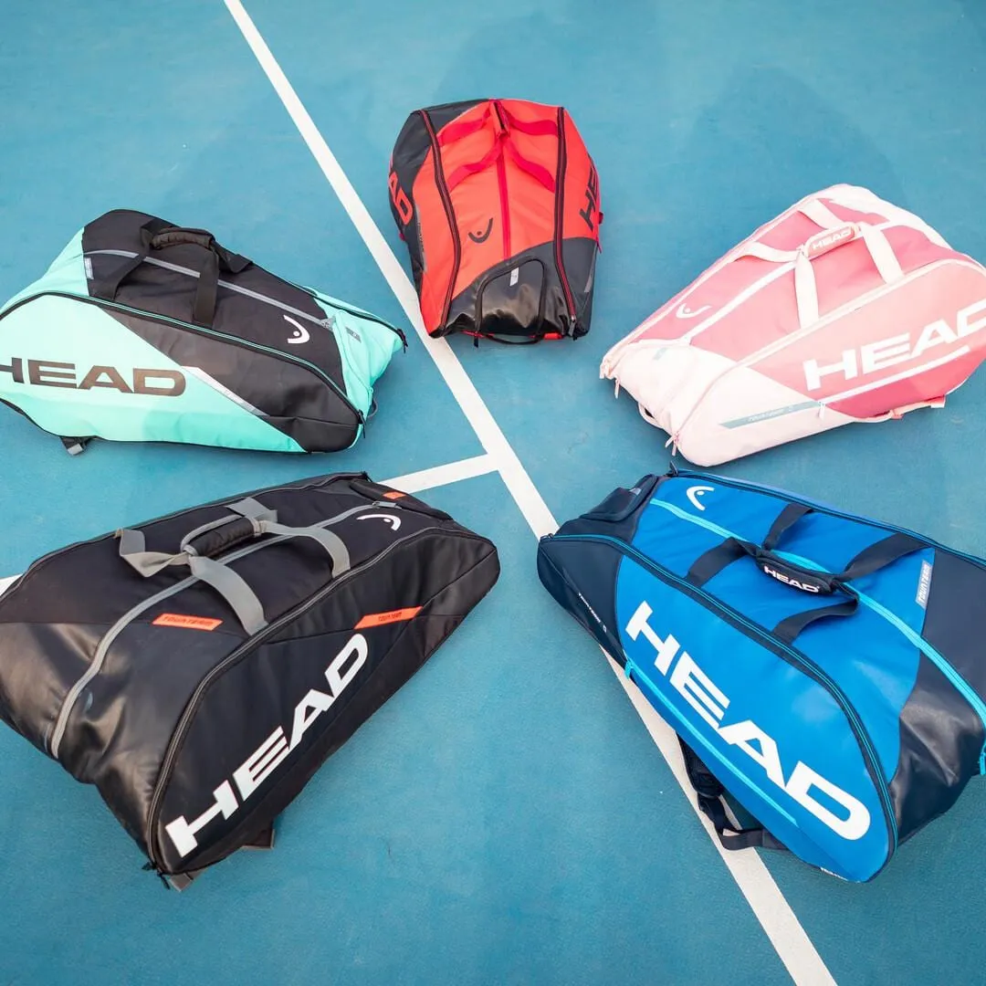 HEAD Tour Team 12R Monstercombi 12 Racket Badminton Bag - Black / Orange
