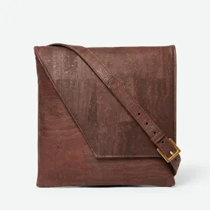 Inizio Cork Satchel - Chocolate Brown