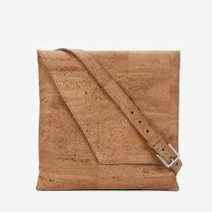 Inizio Cork Satchel - Desert Brown