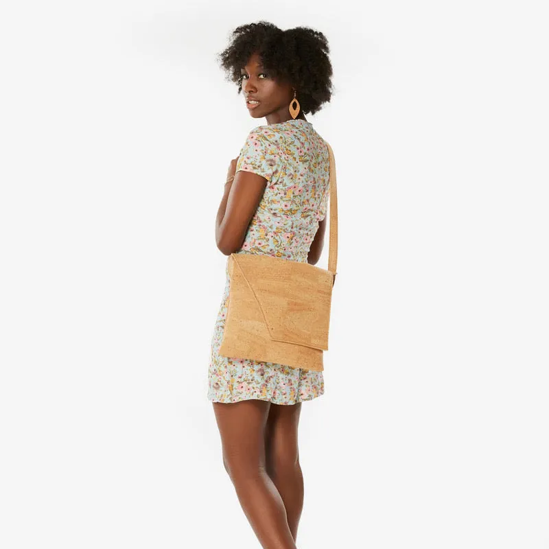 Inizio Cork Satchel - Desert Brown