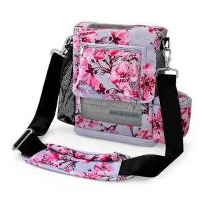 Inogen One G5 Crossbody Purse/Shoulder Bag with pockets Fits accessories, phone, zippered bottom for easily changing battery