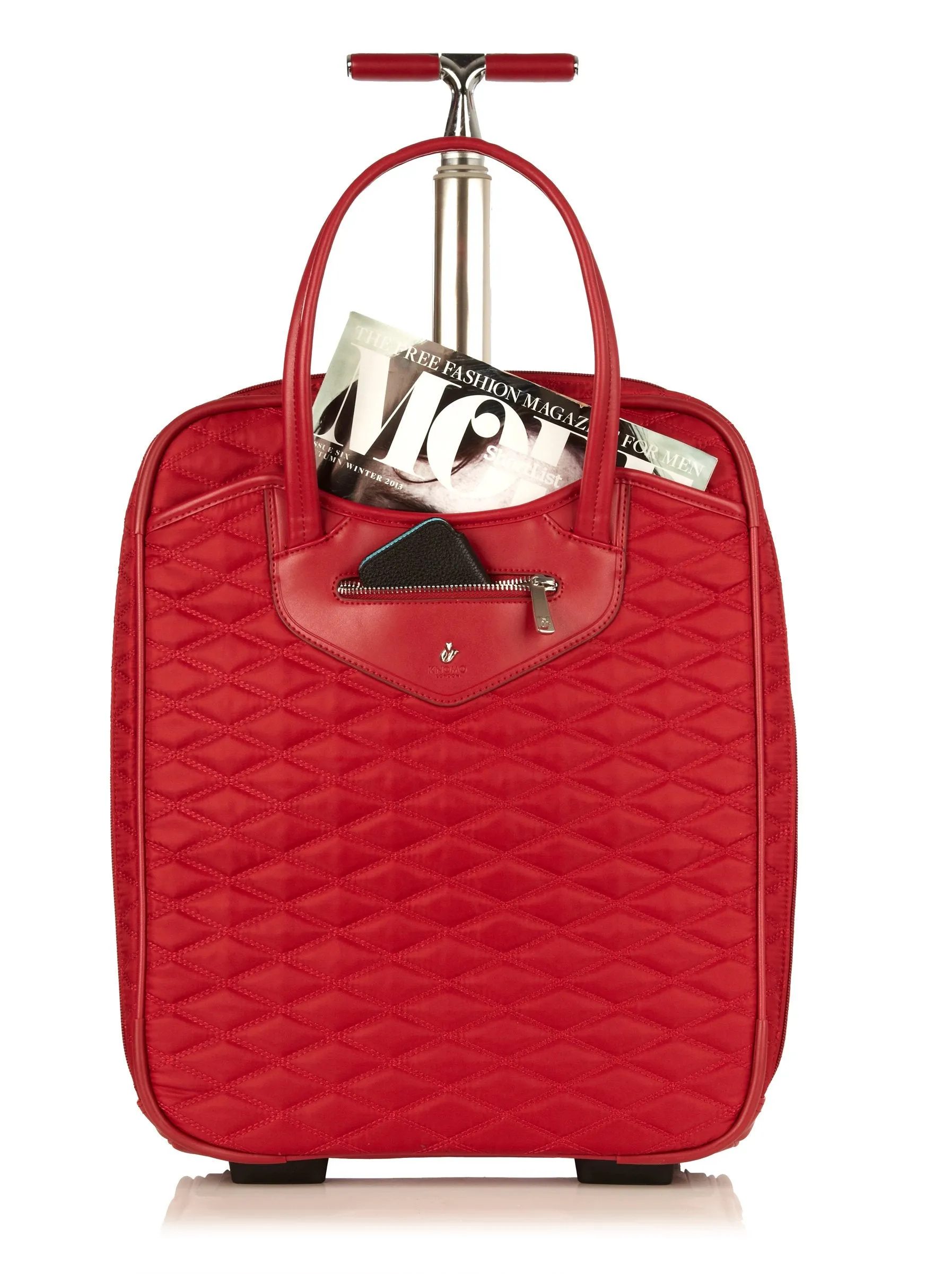 Knomo London Scala 15" Wheeled Carry-On Brief