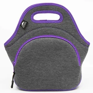 Large Neoprene Lunch Bag - Purple
