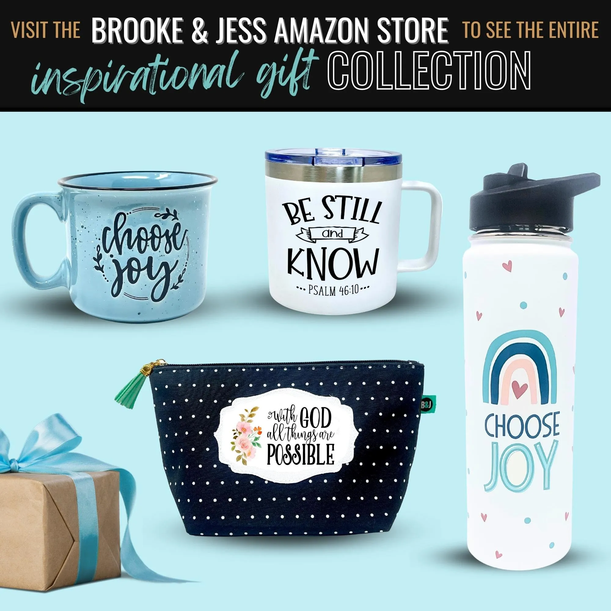 Large Zippered Inspirational Tote Bags for Women - Christian Gift Ideas (Trust in the Lord Lou Lou Gray)