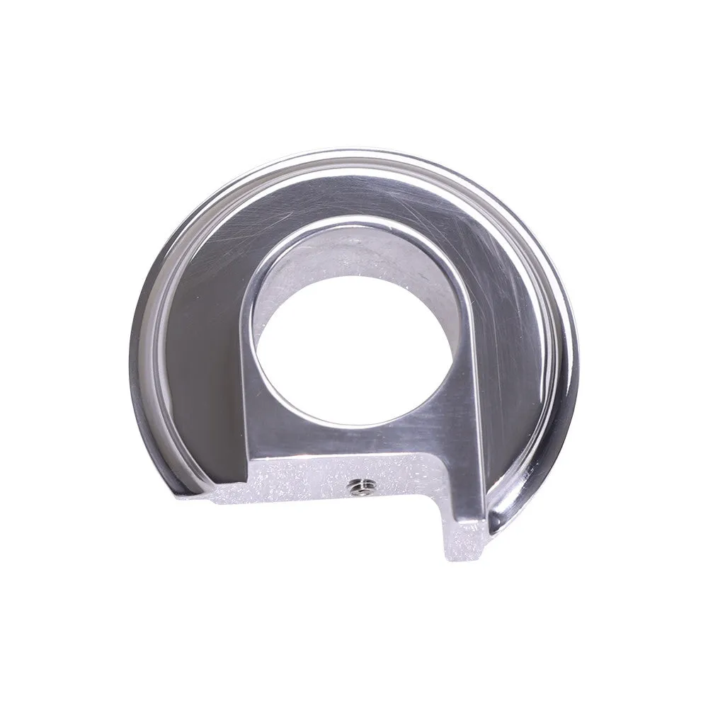 LC Fab Brake Switch Delete - 1" polished aluminum