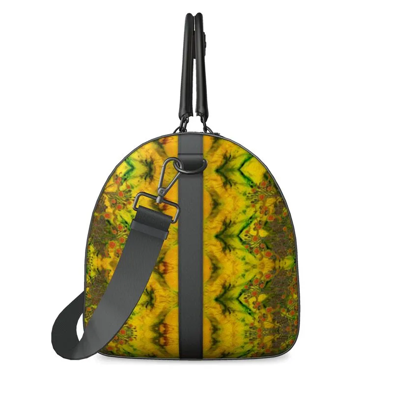Leather Duffel Bag (WindSong Flower) RJSTH@Fabric #1 RJSTHS2021 RJS