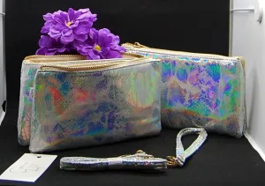 Liz Custom Classic Crossbody Bag - Snake Hologram