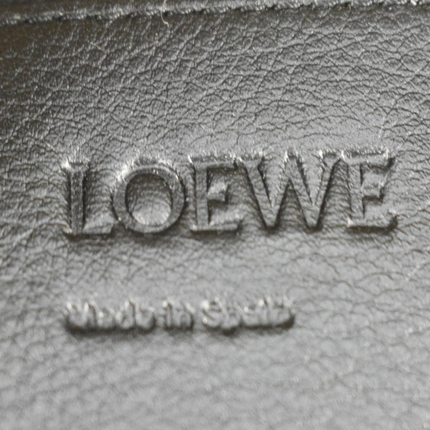 LOEWE Lazo Mini Leather Shoulder Bag Brown