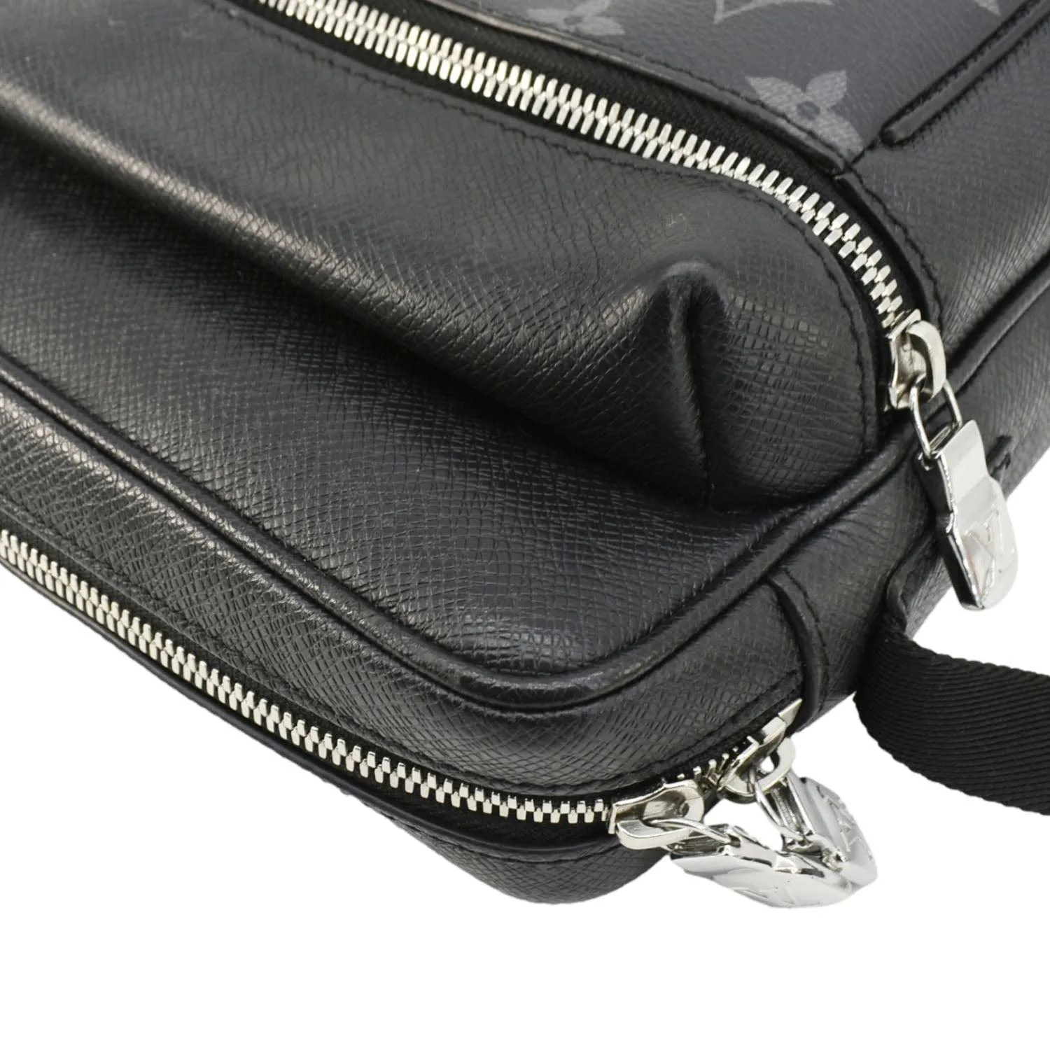 LOUIS VUITTON Outdoor Monogram Eclipse Crossbody Bag Black